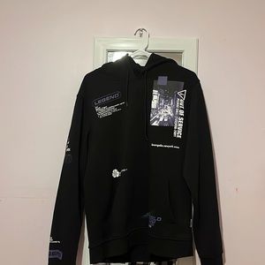 Legend black graphic hoodie
